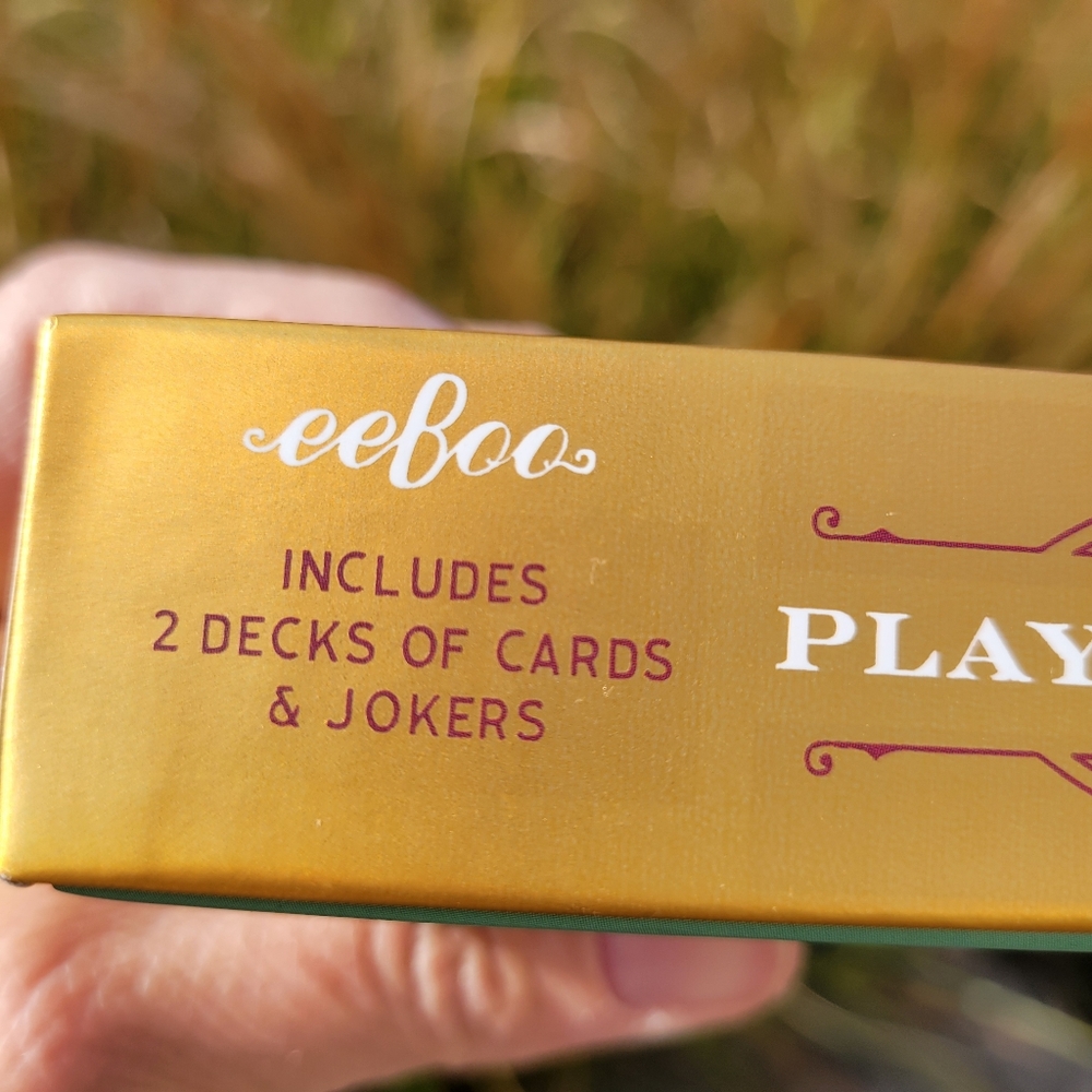 Botanical Garden Animal Print Playing Cards  NWT ~ Garden of Eden Bird Butterfly - Picture 9 of 11